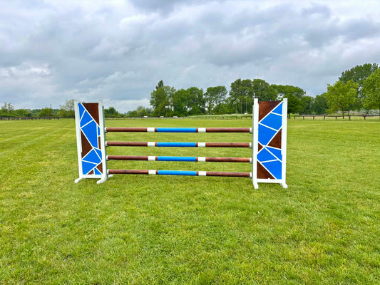 Akadályszett 1. - kék/barna meredek